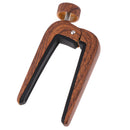 Durable Zinc Alloy Guitar Capo Capotraste Quick Trigger Tone Adjust String Clamp Wood 3.74 x 2.16inch