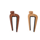 Durable Zinc Alloy Guitar Capo Capotraste Quick Trigger Tone Adjust String Clamp Wood 3.74 x 2.16inch