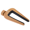 Durable Zinc Alloy Guitar Capo Capotrasto Quick Trigger Tone Adjust String Clamp Wood 3.74 x 2.16inch