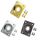 Rectangle Jack Plate for Les Paul or Tele Style Electric Guitar Bass Gold