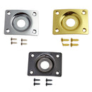 Rectangle Jack Plate for Les Paul or Tele Style Electric Guitar Bass Gold