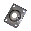 Rectangle Jack Plate for Les Paul or Tele Style Electric Guitar Bass Black