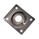 Rectangle Jack Plate for Les Paul or Tele Style Electric Guitar Bass Black