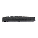 Set of 2 Black Plastic Slotted Nut & Saddle for 8 Strings Guitar Ukulele Parts