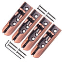 4 String Bass Guitar Single Bridge Saddles Tailpiece witn Screws Wrench Kits