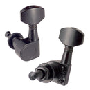 Electric Guitar Zinc Alloy String Tuning Peg Black 3R3L Machine Heads Sealed