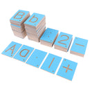 Montessori Early Learning Educational Toys Lower & Captial Case Letters Numbers Math Signs