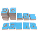 Montessori Early Learning Educational Toys Lower & Captial Case Letters Numbers Math Signs