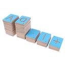 Montessori Early Learning Educational Toys Lower & Captial Case Letters Numbers Math Signs