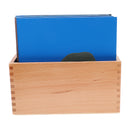 Montessori Geography Material - Sandpaper Land&Water Form Cards for Kids Preschool Learning Teaching Toy