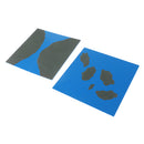 Montessori Geography Material - Sandpaper Land&Water Form Cards for Kids Preschool Learning Teaching Toy