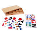 Montessori Grammar Symbols Cards with Box for Kids Early Learning Educational Toys