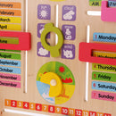 Wooden Calendar Board Teaching Clock for Children Kids Early Learning Toy