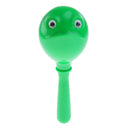 1 Pair Plastic Red+Green Hand Percussion Maraca for Kids Baby Toddle Musical Toys Birthday Gift 6.29inch
