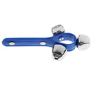 1 Piece Blue Grasp Catch Hand Shake Bell Ring 3 Bell for Kids Baby Rattle Toys Birthday Gift