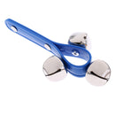 1 Piece Blue Grasp Catch Hand Shake Bell Ring 3 Bell for Kids Baby Rattle Toys Birthday Gift