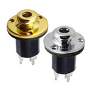 1/4" Guitar Bass Equalizer Jack EQ Preamp End Pin Output Input Socket Parts Silver