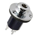 1/4" Guitar Bass Equalizer Jack EQ Preamp End Pin Output Input Socket Parts Silver