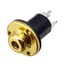 1/4'' Guitar Bass Equalizer Jack EQ Preamp End Pin Output Input Socket Parts Gold