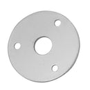 Round Jack Plate Cover fr Les Paul or Tele Style Electric Guitar Bass Silver