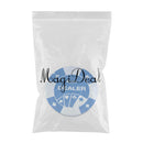 Durable Transparent Blue Acrylic Dealer Button for Poker Card Casino Board Game Parts 2.83 x 0.78inch