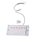 Guitar Pickup Humbucker Double Coil Pickup for LP Guitar Part Silver Durable