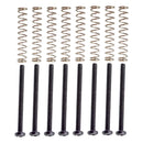 Set of 8 Metal Electric Guitar Humbucker Double Coil Pickup Frame Clamp Screws + Springs Black