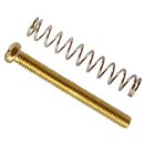 Metal 8 Pieces Gold Humbucker Pickup Frame Ring Mounting Screws 3mm Set for Electric Guitar Accessory