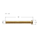 Metal 8 Pieces Gold Humbucker Pickup Frame Ring Mounting Screws 3mm Set for Electric Guitar Accessory