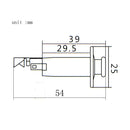 1/4'' Removable Jack End Pin Output Input Jack Strap Sockets for Acoustic Electric Guitar Gold