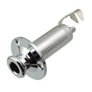 1/4'' Removable Jack End Pin Output Input Jack Strap Sockets for Acoustic Electric Guitar Silver