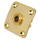 35x35mm Metal Square Guitar Jack Plates Cover for LP Electric Guitar Accessories Gold