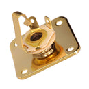 35x35mm Metal Square Guitar Jack Plates Cover for LP Electric Guitar Accessories Gold