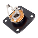 35x35mm Metal Square Guitar Jack Plates Cover for LP Electric Guitar Accessories Black