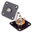 35x35mm Metal Square Guitar Jack Plates Cover for LP Electric Guitar Accessories Black