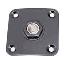 35x35mm Metal Square Guitar Jack Plates Cover for LP Electric Guitar Accessories Black