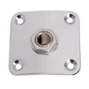 35x35mm Metal Square Guitar Jack Plates Cover for LP Electric Guitar Accessories Silver