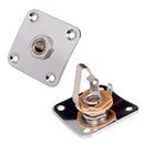 35x35mm Metal Square Guitar Jack Plates Cover for LP Electric Guitar Accessories Silver
