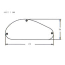 Sand Grinding Guitar Pickguard Cavity Cover Back Plate for Guitar Bass Accessory Black