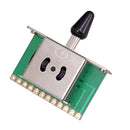 5 Way Pickup Selector Switch with Black Tip for Fender Stratocaster Electric Guitars