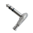 Pack of 2 1/4'' L Shape Stereo Jack Plug Guitar Cable Audio Connector for Guitar Parts Accessories