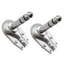 Pack of 2 1/4'' L Shape Stereo Jack Plug Guitar Cable Audio Connector for Guitar Parts Accessories