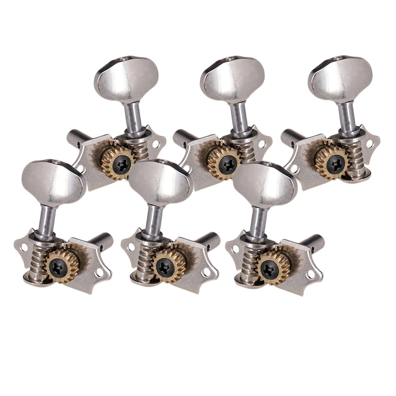 1 Set 3R3L Open Gear String Tuning Pegs Keys Tuners for Acoustic Classical Guitar