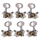 1 Set 3R3L Open Gear String Tuning Pegs Keys Tuners for Acoustic Classical Guitar