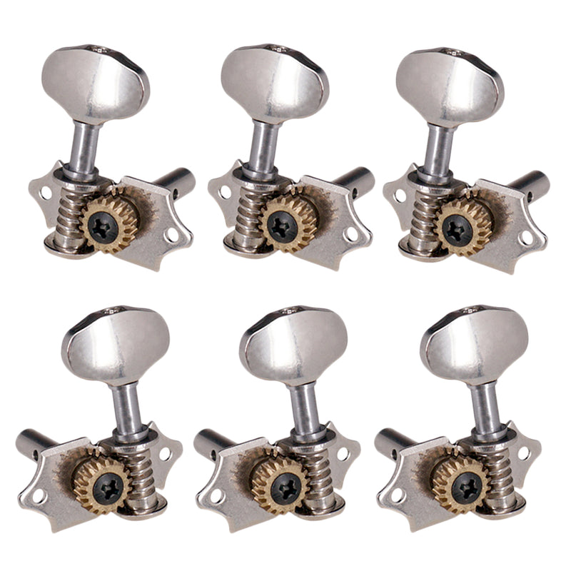 1 Set 3R3L Open Gear String Tuning Pegs Keys Tuners for Acoustic Classical Guitar