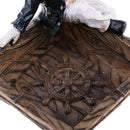 1pc European Style Pirate Ashtray for Home Office Decorative Ornament