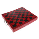 Portable Wooden Chessboard Chess Board Game Collectibles Craft Gift for Friends Elder 10.05 x 12.99 x 1.81inch