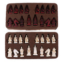 Portable Wooden Chessboard Chess Board Game Collectibles Craft Gift for Friends Elder 10.05 x 12.99 x 1.81inch
