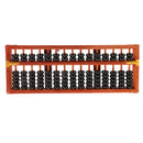 15 Column Vintage Chinese Wooden Bead Arithmetic Abacus with Box for Children Adults Gift