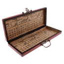 15 Column Vintage Chinese Wooden Bead Arithmetic Abacus with Box for Children Adults Gift